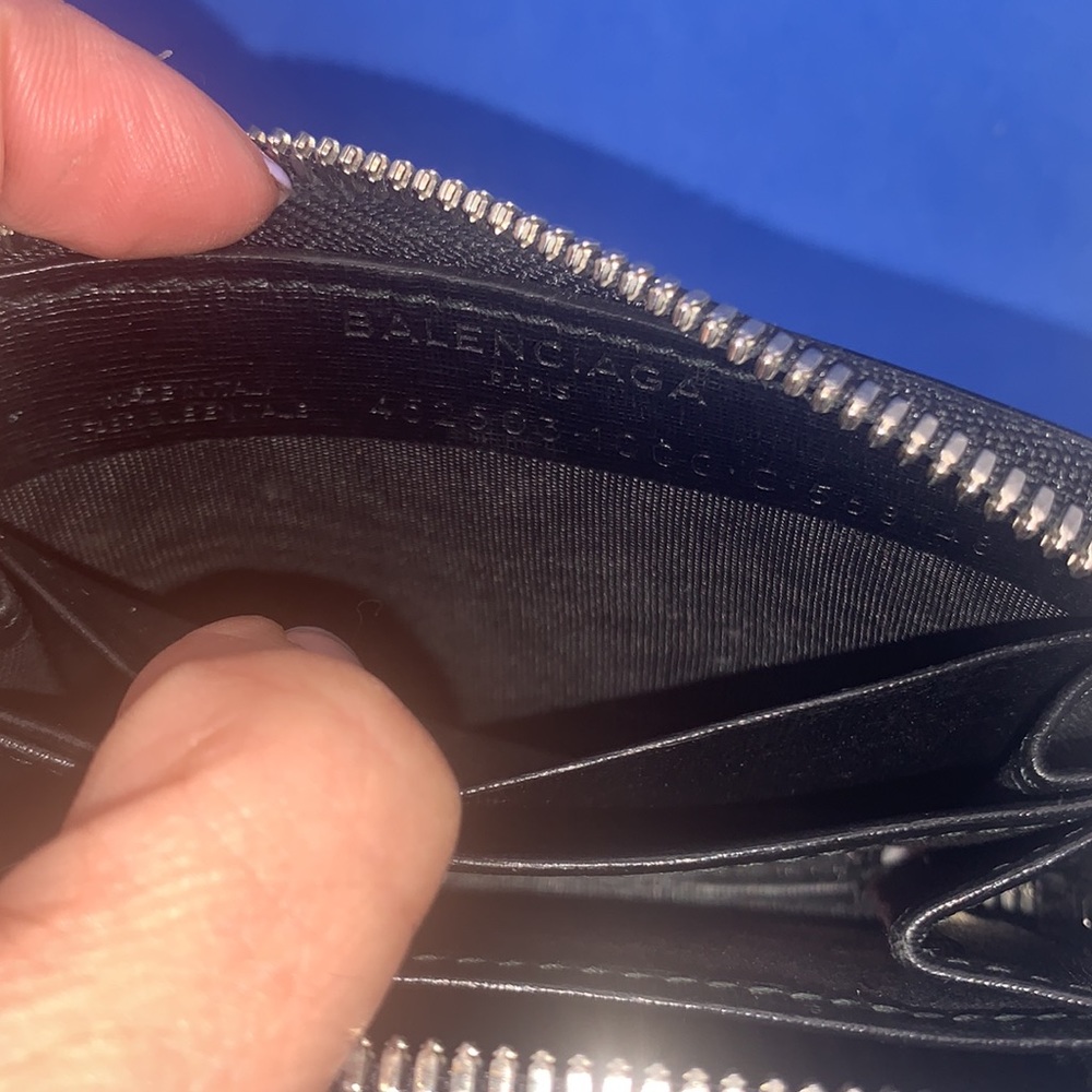 Iconic‎ Balenciaga black leather wallet - Picture 10 of 11